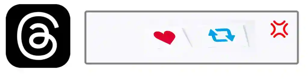Threads（スレッズ）は「いいね・再投稿・引用」などのアクションが可能
